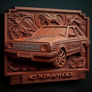 3D модель Ford Granada (STL)
